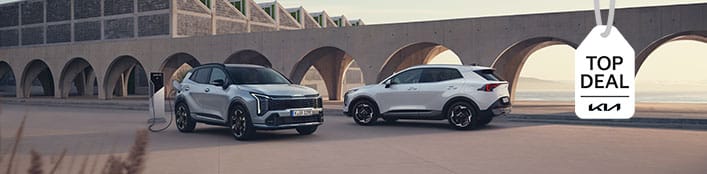 Die Sportage Modelle in Seitenansicht